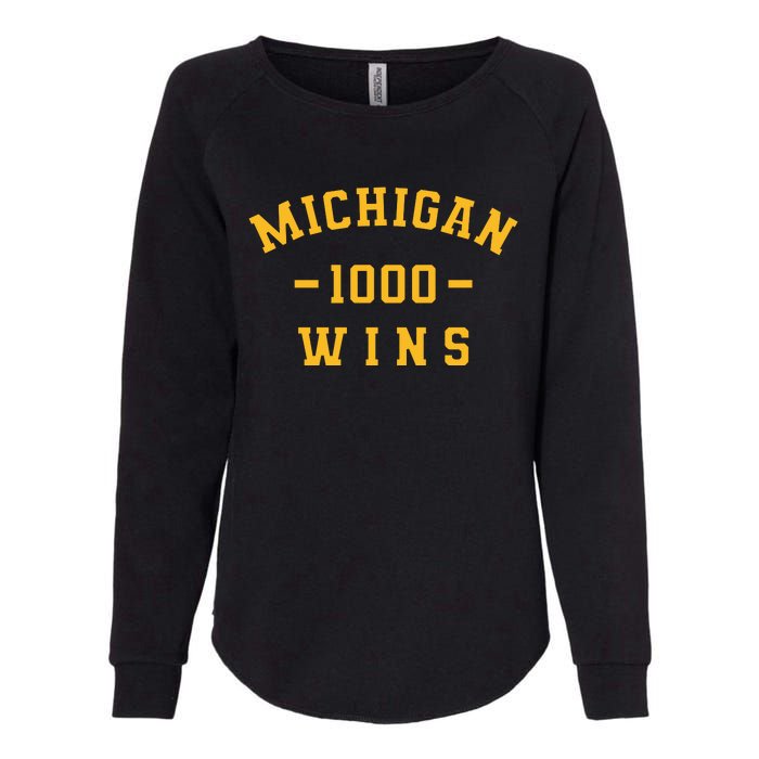 Michigan 1000 One Thousand Wins Womens California Wash Sweatshirt