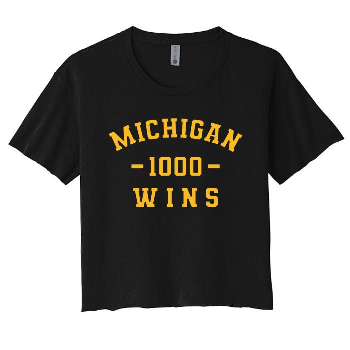 Michigan 1000 One Thousand Wins Women's Crop Top Tee