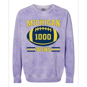 Michigan 1000 One Thousand Wins Colorblast Crewneck Sweatshirt