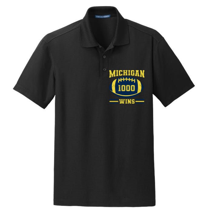 Michigan 1000 One Thousand Wins Dry Zone Grid Polo