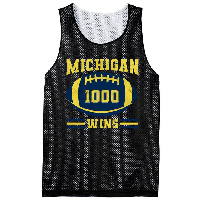 Michigan 1000 One Thousand Wins Mesh Reversible Basketball Jersey Tank