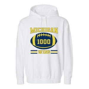 Michigan 1000 One Thousand Wins Garment-Dyed Fleece Hoodie