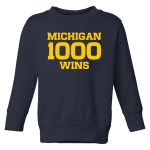 Michigan 1000 One Thousand Wins Toddler Sweatshirt