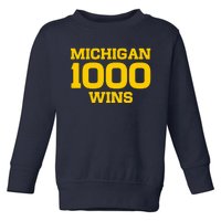 Michigan 1000 One Thousand Wins Toddler Sweatshirt