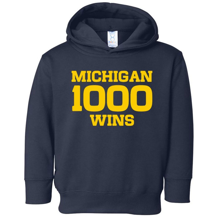 Michigan 1000 One Thousand Wins Toddler Hoodie