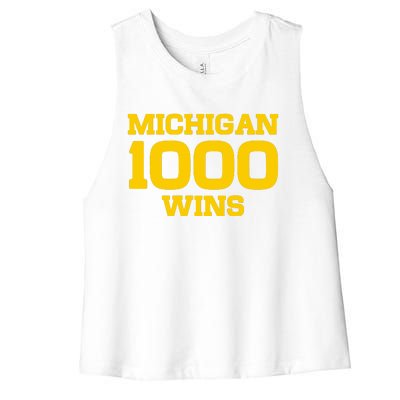 Michigan 1000 One Thousand Wins Women's Racerback Cropped Tank