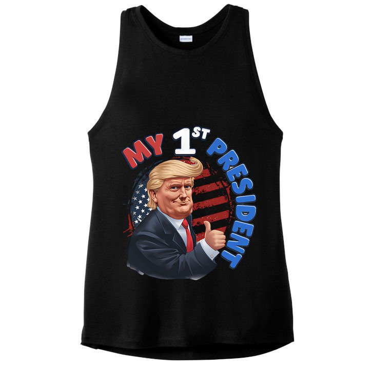 My 1st President Ladies PosiCharge Tri-Blend Wicking Tank