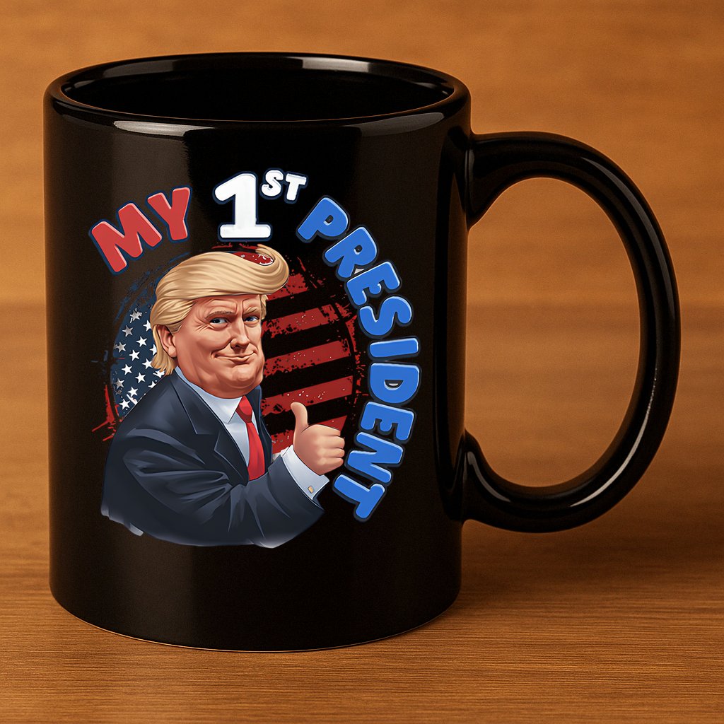 My 1st President 11oz C Handle Ceramic Mug