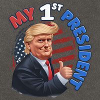 My 1st President Cotton Canvas Backpack