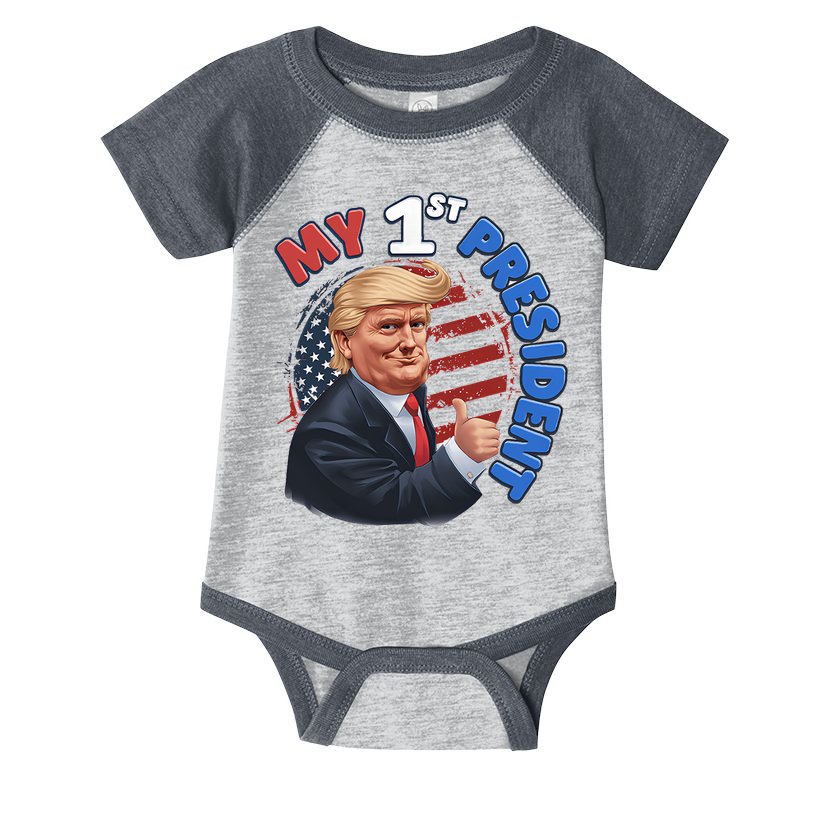 My 1st President Infant Baby Jersey Bodysuit