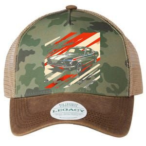 Muscle 1960s Stripepatterned Fastback Legacy Tie Dye Trucker Hat