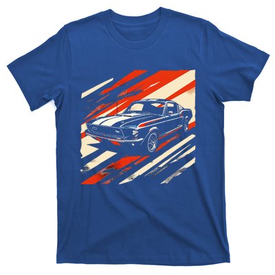 Muscle 1960s Stripepatterned Fastback T-Shirt