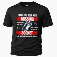 Missing 10mm Socket Funny Mechanics Lifestyle Cartruck Gift Cooling Performance Crew T-Shirt