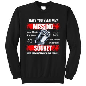 Missing 10mm Socket Funny Mechanics Lifestyle Cartruck Gift Sweatshirt