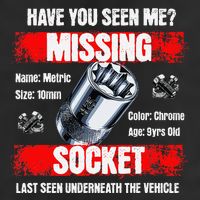 Missing 10mm Socket Funny Mechanics Lifestyle Cartruck Gift Adult Drive Performance Visor