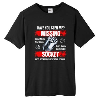 Missing 10mm Socket Funny Mechanics Lifestyle Cartruck Gift Tall Fusion ChromaSoft Performance T-Shirt