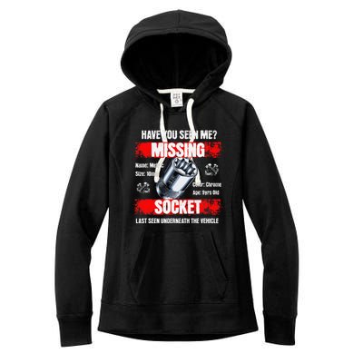 Missing 10mm Socket Funny Mechanics Lifestyle Cartruck Gift Women's Fleece Hoodie