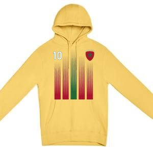 Morocco 10 Soccer Jersey Morocco Football Fan Soccer Premium Pullover Hoodie