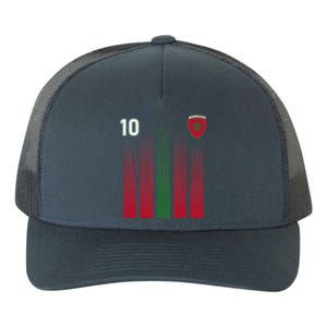 Morocco 10 Soccer Jersey Morocco Football Fan Soccer Yupoong Adult 5-Panel Trucker Hat