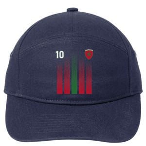 Morocco 10 Soccer Jersey Morocco Football Fan Soccer 7-Panel Snapback Hat