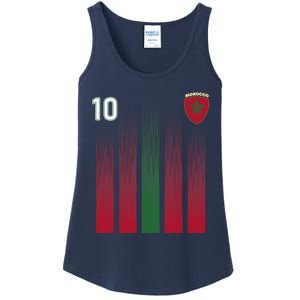 Morocco 10 Soccer Jersey Morocco Football Fan Soccer Ladies Essential Tank