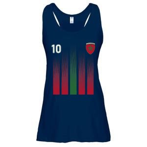 Morocco 10 Soccer Jersey Morocco Football Fan Soccer Ladies Essential Flowy Tank