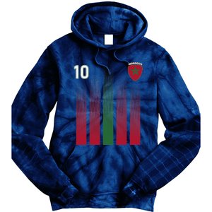 Morocco 10 Soccer Jersey Morocco Football Fan Soccer Tie Dye Hoodie