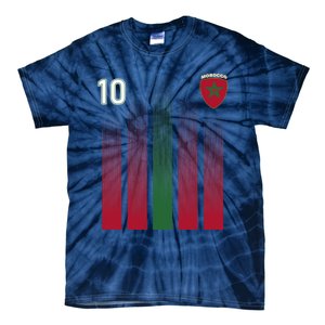 Morocco 10 Soccer Jersey Morocco Football Fan Soccer Tie-Dye T-Shirt