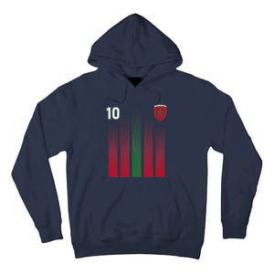 Morocco 10 Soccer Jersey Morocco Football Fan Soccer Tall Hoodie