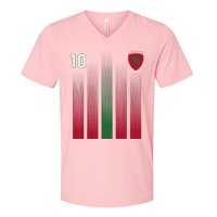 Morocco 10 Soccer Jersey Morocco Football Fan Soccer V-Neck T-Shirt