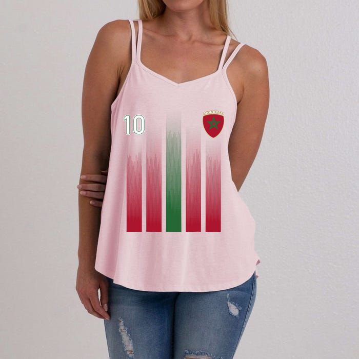 Morocco 10 Soccer Jersey Morocco Football Fan Soccer Women's Strappy Tank