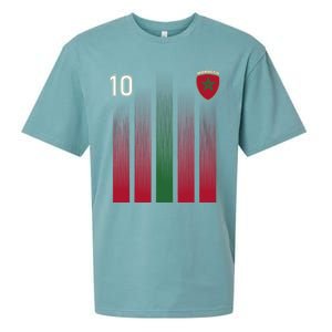 Morocco 10 Soccer Jersey Morocco Football Fan Soccer Sueded Cloud Jersey T-Shirt