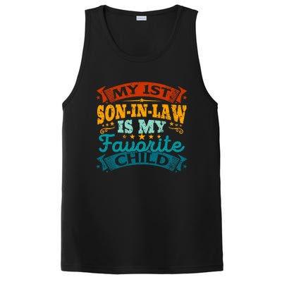 My 1st Son In Law Is My Favorite Child Funny Parent PosiCharge Competitor Tank