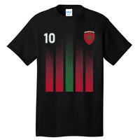 Morocco 10 Soccer Jersey Morocco Football Fan Soccer Tall T-Shirt