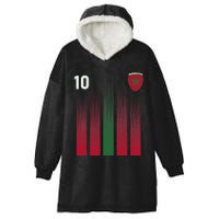 Morocco 10 Soccer Jersey Morocco Football Fan Soccer Hooded Wearable Blanket