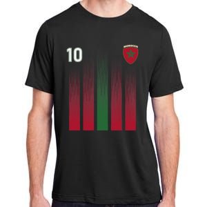 Morocco 10 Soccer Jersey Morocco Football Fan Soccer Adult ChromaSoft Performance T-Shirt