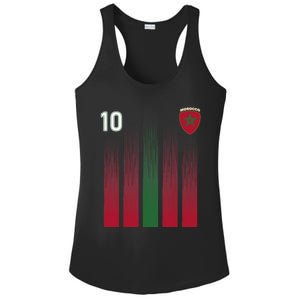 Morocco 10 Soccer Jersey Morocco Football Fan Soccer Ladies PosiCharge Competitor Racerback Tank