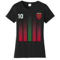 Morocco 10 Soccer Jersey Morocco Football Fan Soccer Women's T-Shirt