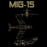Mig 15 Soviet Plane Warbird Blueprint Schematics Diagram Baby Bodysuit