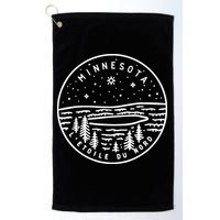 Minnesota 1858 State Of Minnesota Golf Towel