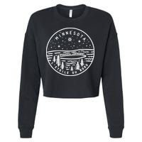 Minnesota 1858 State Of Minnesota Cropped Pullover Crew