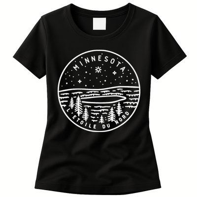 Minnesota 1858 State Of Minnesota Womens T-Shirt