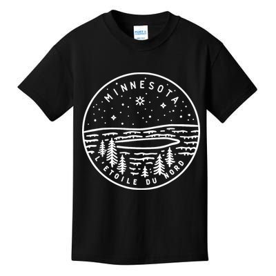 Minnesota 1858 State Of Minnesota Kids T-Shirt