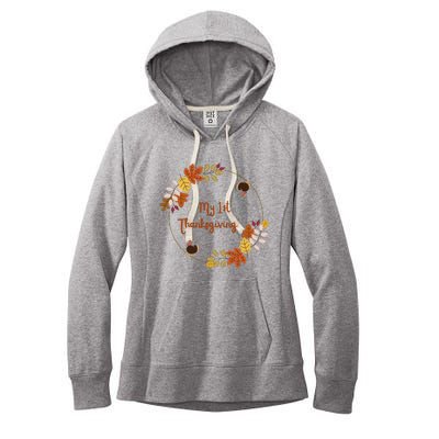 My 1st Thanksgiving. Thanksgiving Onepiece. Baby Thanksgiving. Turkey Day. Thank Women's Fleece Hoodie