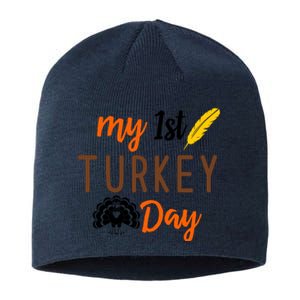 My 1st Turkey Day Thanksgiving Sustainable Beanie