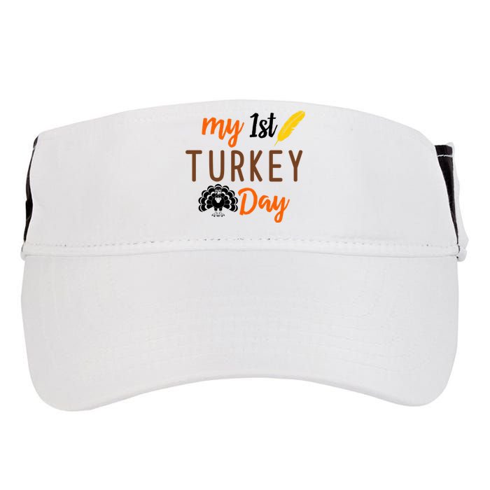 My 1st Turkey Day Thanksgiving Adult Drive Performance Visor