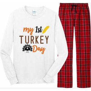 My 1st Turkey Day Thanksgiving Long Sleeve Pajama Set