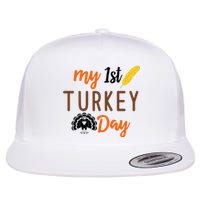 My 1st Turkey Day Thanksgiving Flat Bill Trucker Hat