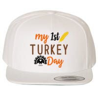 My 1st Turkey Day Thanksgiving Wool Snapback Cap