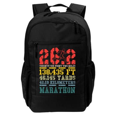 Marathoner 26 2 Math Miles Marathon Running Runner Gift Backpack